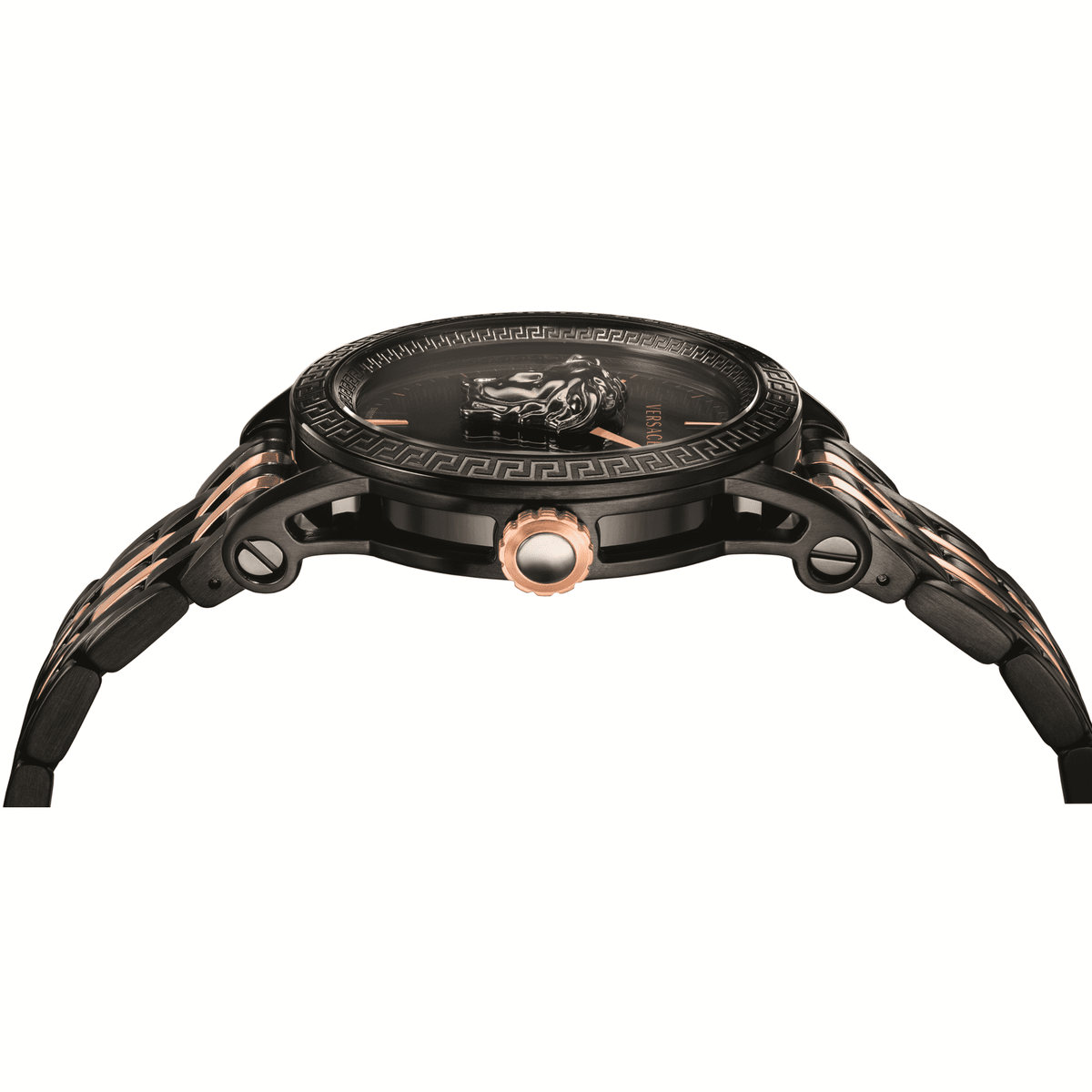  Shop Authentic Versace Palazzo Empire Black Dial Two Tone Steel Strap Watch for Men - VERD00618 - Luxxuri