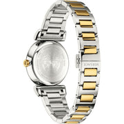  Shop Authentic Versace V-Motif Black Dial Two Tone Steel Strap Watch for Women - VERE00518 - Luxxuri