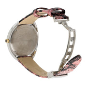  Shop Authentic Versace Shadov Pink Dial Pink Leather Strap Watch for Women - VEBM00818 - Luxxuri