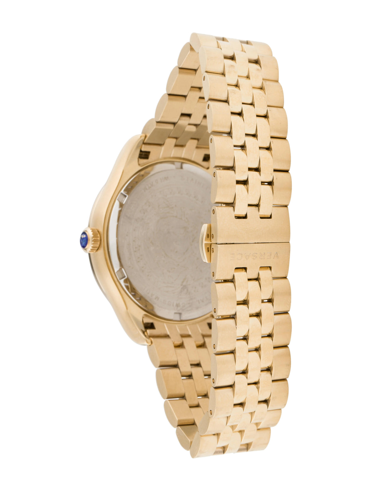  Shop Authentic Versace Hellenyium Analog White Dial Gold Steel Strap Watch for Men - VEVK00720 - Luxxuri