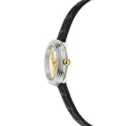  Shop Authentic Versace Virtus Quartz White Dial Black Leather Strap Watch For Women - VET300421 - Luxxuri