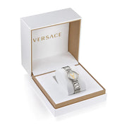  Shop Authentic Versace Virtus Quartz White Dial Silver Steel Strap Watch For Women - VET300621 - Luxxuri