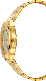  Shop Authentic Versace Greca Silver Dial Gold Steel Strap Watch for Men - VEVI00520 - Luxxuri