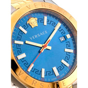  Shop Authentic Versace Hellenyium Quartz Blue Dial Two Tone Steel Strap Watch For Men - VEVK00520 - Luxxuri
