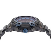  Shop Authentic Versace icon Active Chronograph Black Dial Black Silicone Strap Watch For Men - VEZ700622 - Luxxuri