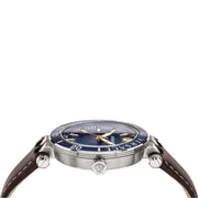  Shop Authentic Versace Greca Sport Analog Blue Dial Brown Leather Strap Watch For Men - VEZ300121 - Luxxuri