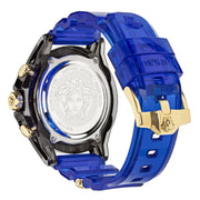  Shop Authentic Versace Icon Active Chronograph Black Dial Blue Rubber Strap Watch For Men  VEZ700521 - Luxxuri