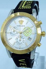  Shop Authentic Versace Sports Tech Chronograph Silver Dial Black Rubber Strap Watch for Women - VELT00519 - Luxxuri