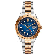  Shop Authentic Versace Hellenyium GMT Blue Dial Two Tone Steel Strap Watch for Men - V11060017 - Luxxuri