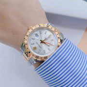  Shop Authentic Versace Hellenyium GMT Silver Dial Two Tone Steel Strap Watch for Men - V11030015 - Luxxuri