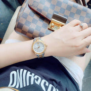  Shop Authentic Versace Hellenyium Silver Dial Two Tone Steel Strap Watch for Women - V12030015 - Luxxuri