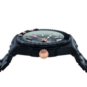  Shop Authentic Versace Chain Reaction Quartz Black Dial Black Steel Strap Watch for Men - VEDY00719 - Luxxuri