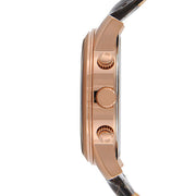  Shop Authentic Guess Exec Chronograph Brown Dial Brown Leather Strap Watch For Men - W0076G4 - Luxxuri