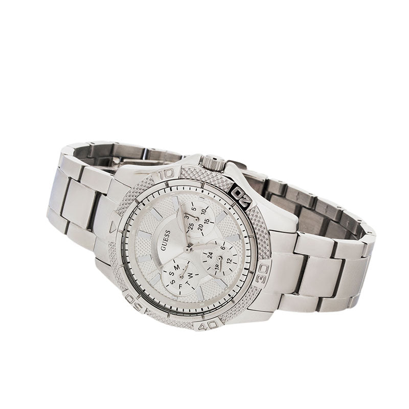  Shop Authentic Guess Mini Phantom Silver Dial Silver Steel Strap Watch for Women - W0235L1 - Luxxuri