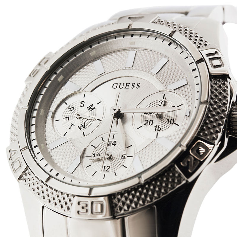  Shop Authentic Guess Mini Phantom Silver Dial Silver Steel Strap Watch for Women - W0235L1 - Luxxuri