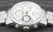  Shop Authentic Guess Sunrise Multifunction Quartz White Dial Silver Steel Strap Watch For Women - W0330L3 - Luxxuri