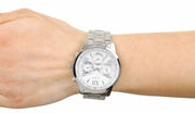  Shop Authentic Guess Sunrise Multifunction Quartz White Dial Silver Steel Strap Watch For Women - W0330L3 - Luxxuri