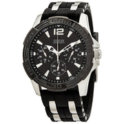  Shop Authentic Guess Oasis Black Dial Black Rubber Strap Watch for Men - W0366G1 - Luxxuri