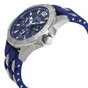  Shop Authentic Guess Oasis Multifunction Blue Dial Two Tone Steel Strap Watch for Men- W0366G2 - Luxxuri