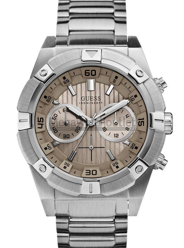  Shop Authentic Guess Jolt Chronograph Grey Dial Silver Steel Strap Watch for Men - W0377G1 - Luxxuri