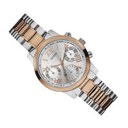  Shop Authentic Guess Mini Sunrise Analog Silver Dial Two Tone Steel Strap Watch For Women - W0448L4 - Luxxuri