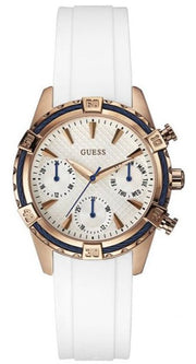  Shop Authentic Guess Catalina White Dial White Silicon Strap Watch For Women - W0562L1 - Luxxuri