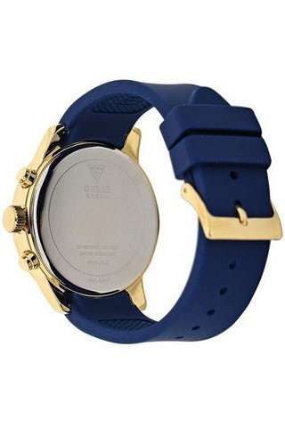  Shop Authentic Guess Sunrise Blue Dial with Diamonds Blue Rubber Strap Watch For Women - W0616L2 - Luxxuri