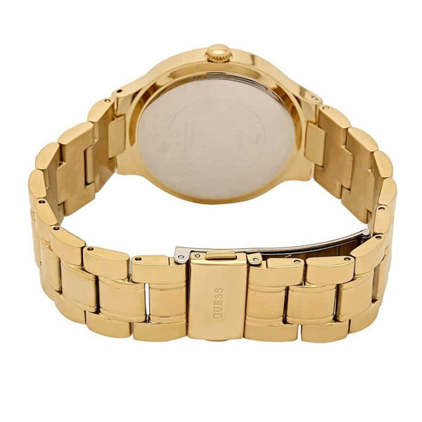  Shop Authentic Guess Madison Diamonds Gold Dial Gold Steel Strap Watch for Women - W0637L2 - Luxxuri