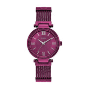  Shop Authentic Guess Soho Pink Dial Pink Mesh Bracelet Watch For Women - W0638L6 - Luxxuri