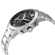  Shop Authentic Guess Atlas Chronograph Black Dial Silver Steel Strap Watch For Men - W0668G3 - Luxxuri