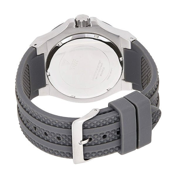  Shop Authentic Guess Force Grey Dial Grey Rubber Strap Watch For Men - W0674G8 - Luxxuri