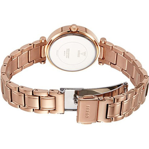  Shop Authentic Guess Park Ave White Dial Rose Gold Steel Strap Watch for Women - W0767L3 - Luxxuri