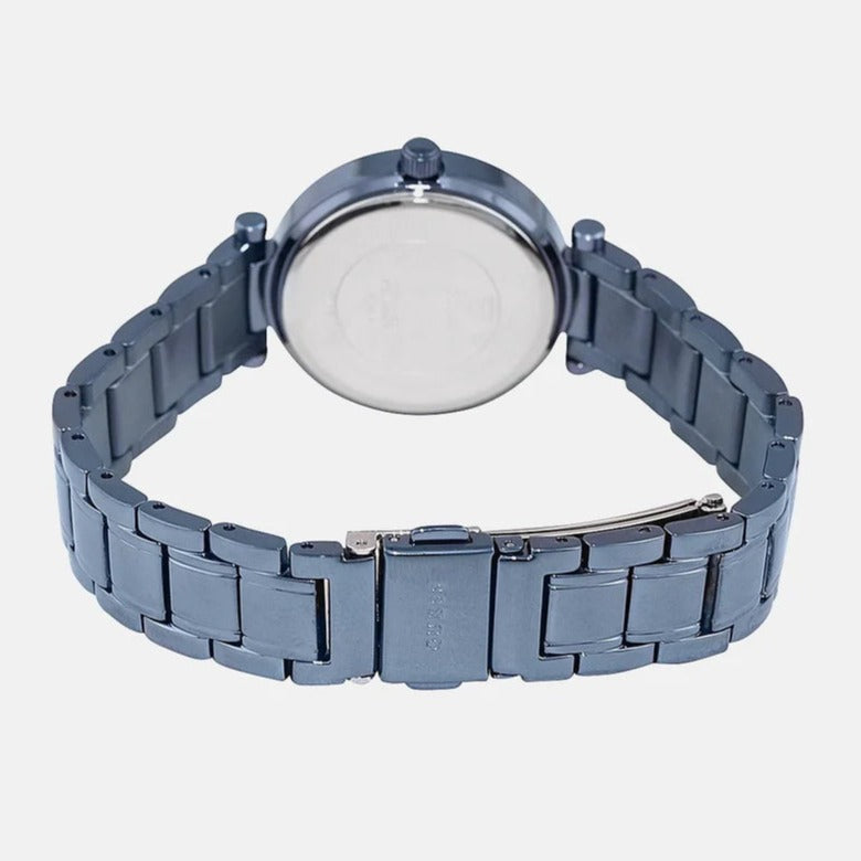  Shop Authentic Guess Park Ave Analog Quartz Blue Dial Blue Steel Strap Watch For Women - W0767L4 - Luxxuri