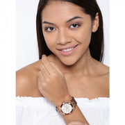  Shop Authentic Guess Limelight Analog White Dial Brown Leather Strap Watch For Women - W0775l14 - Luxxuri