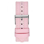  Shop Authentic Guess Limelight Quartz Diamonds Pink Dial Pink Denim Strap Watch For Women - W0775l15 - Luxxuri
