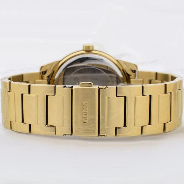  Shop Authentic Guess Crystal Multifunction Gold Dial Gold Steel Strap Watch for Women - W0778L2 - Luxxuri