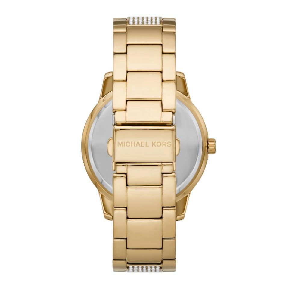  Shop Authentic Michael Kors Tibby Multifunction Gold Dial Gold Steel Strap Watch For Women - MK7292 - Luxxuri