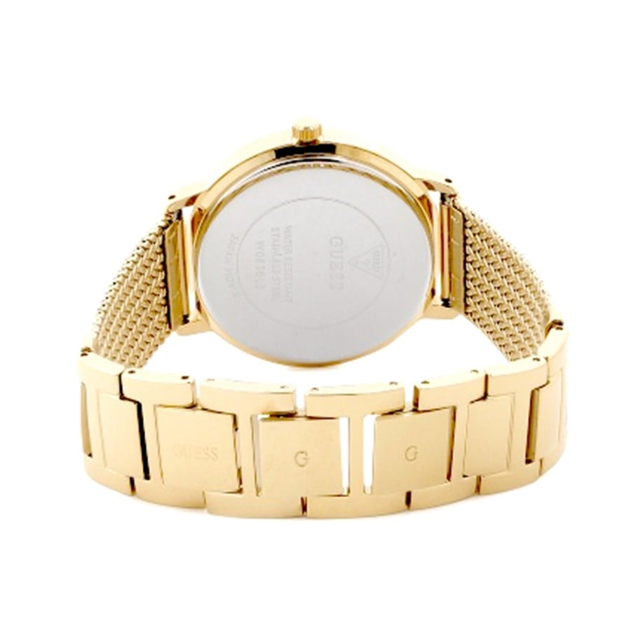  Shop Authentic Guess Willow Two Tine Dial Gold Mesh Bracelet Watch For Women - W0836L3 - Luxxuri