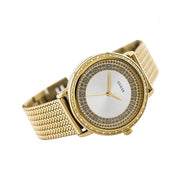  Shop Authentic Guess Willow Two Tine Dial Gold Mesh Bracelet Watch For Women - W0836L3 - Luxxuri