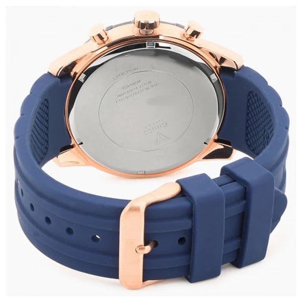  Shop Authentic Guess Caliber Chronograph White Dial Blue Silicone Strap Watch for Men - W0864G5 - Luxxuri