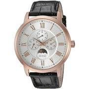  Shop Authentic Guess Delancy Quartz Silver Dial Black Leather Strap Watch For Men - W0870G2 - Luxxuri
