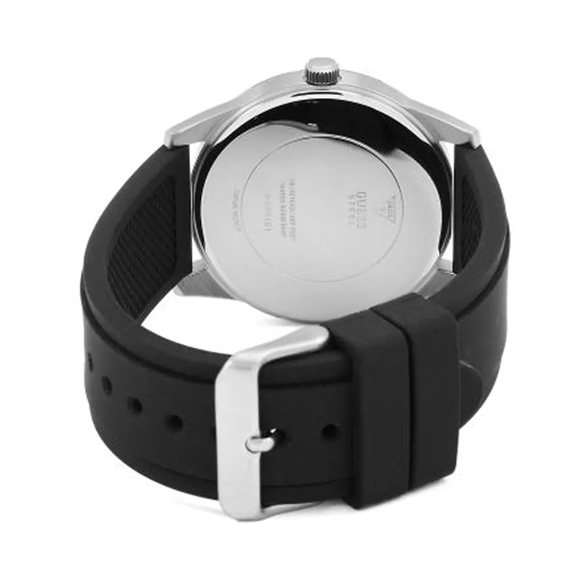  Shop Authentic Guess G-Twist Quartz Black Dial Black Silicone Strap Watch For Men  - W0911L8 - Luxxuri
