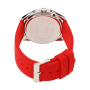  Shop Authentic Guess G-Twist Silver Dial Red Rubber Strap Watch for Women - W0911L9 - Luxxuri