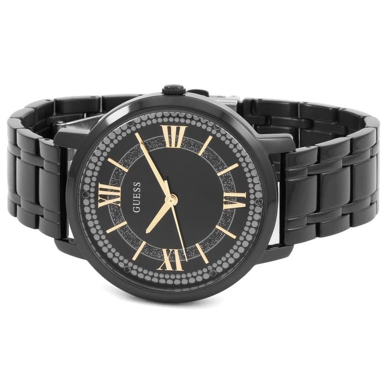  Shop Authentic Guess Montauk Black Tone Stainless Steel Watch For Women - W0933L4 - Luxxuri