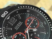  Shop Authentic Guess Tread Black Dial Black Rubber Strap Watch for Men - W0967G1 - Luxxuri