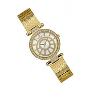  Shop Authentic Guess Muse Crystals White Dial Rose Gold Steel Strap Watch For Women - W1008L2 - Luxxuri