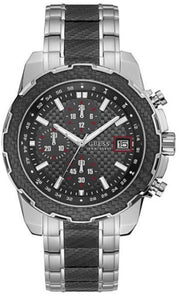  Shop Authentic Guess Octane Chronograph Black Dial Two Tone Steel Strap Watch for Men - W1046G1 - Luxxuri