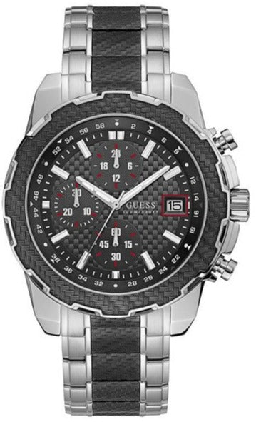  Shop Authentic Guess Octane Chronograph Black Dial Two Tone Steel Strap Watch for Men - W1046G1 - Luxxuri