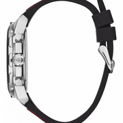  Shop Authentic Guess Octane Chronograph Black Dial Two Tone Silicone Strap Watch For Men - W1047G1 - Luxxuri