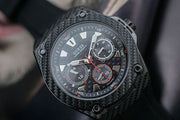  Shop Authentic Guess Legacy Black Dial Black Rubber Strap Watch For Men - W1048G2 - Luxxuri